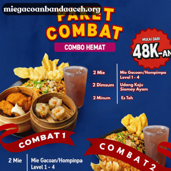 Daftar Menu Gacoan Combat Terbaru, Favorit Pecinta Mi Pedas!